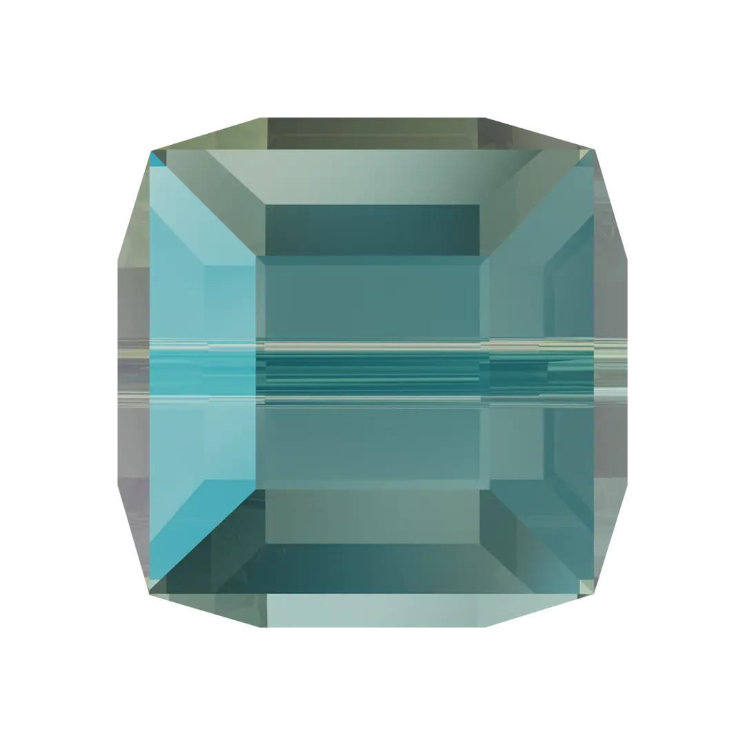 Serinity Crystal Beads Cube (5601) Erinite Shimmer B - Bluestreak Crystals