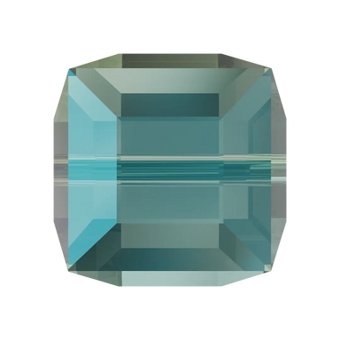 Serinity Crystal Beads Cube (5601) Erinite Shimmer B - Bluestreak Crystals