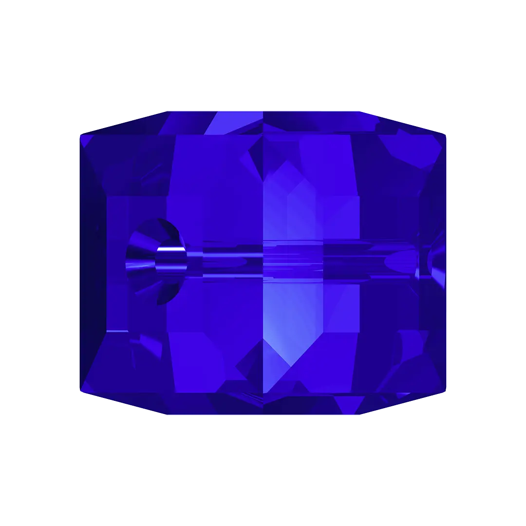 Serinity Crystal Beads Cube (5601) Majestic Blue - Bluestreak Crystals