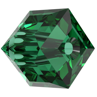 Swarovski Crystal Beads Cube (5601) Majestic Green - Bluestreak Crystals
