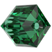 Swarovski Crystal Beads Cube (5601) Majestic Green - Bluestreak Crystals