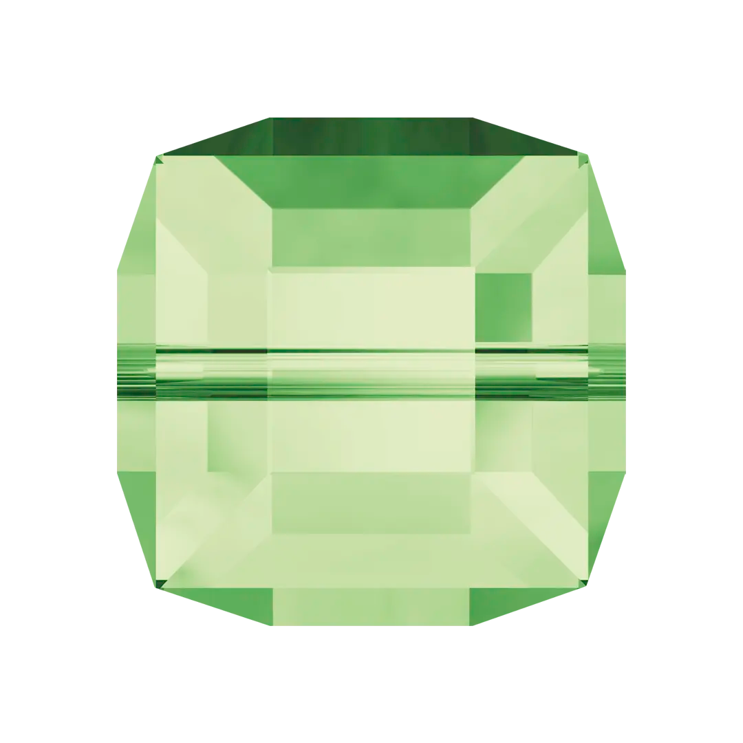 Serinity Crystal Beads Cube (5601) Peridot - Bluestreak Crystals