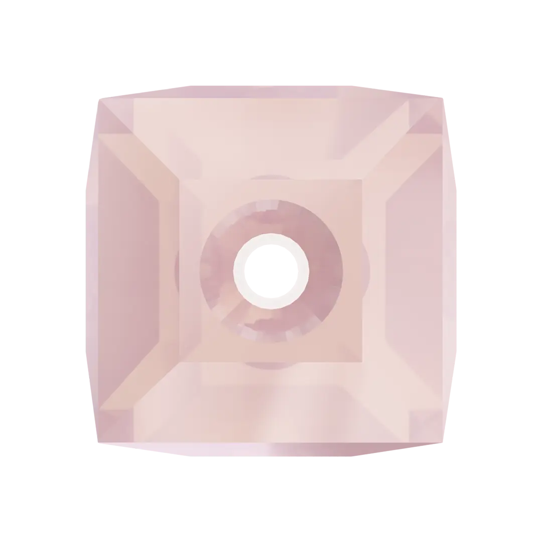 Serinity Crystal Beads Cube (5601) Rose Water Opal Shimmer B - Bluestreak Crystals