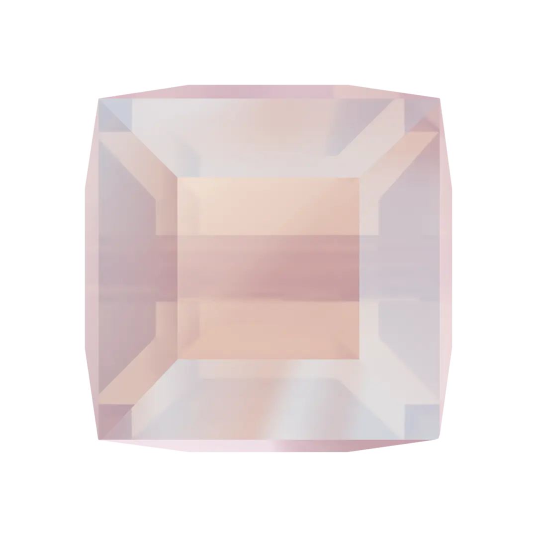 Serinity Crystal Beads Cube (5601) Rose Water Opal Shimmer B - Bluestreak Crystals