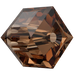Serinity Crystal Beads Cube (5601) Smoked Topaz - Bluestreak Crystals