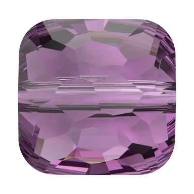Serinity Crystal Beads Fantasy Square (5035) Amethyst - Bluestreak Crystals