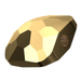 Serinity Crystal Beads Fantasy Square (5035) Crystal Aurum X2 - Bluestreak Crystals