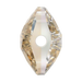 Serinity Crystal Beads Fantasy Square (5035) Crystal Golden Shadow - Bluestreak Crystals