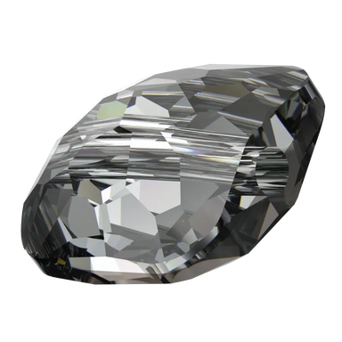 Serinity Crystal Beads Fantasy Square (5035) Crystal Silver Night - Bluestreak Crystals