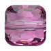 Serinity Crystal Beads Fantasy Square (5035) Dark Rose - Bluestreak Crystals