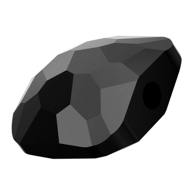 Serinity Crystal Beads Fantasy Square (5035) Jet - Bluestreak Crystals