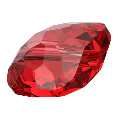 Serinity Crystal Beads Fantasy Square (5035) Light Siam - Bluestreak Crystals