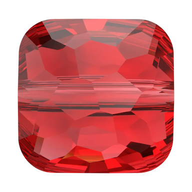 Serinity Crystal Beads Fantasy Square (5035) Light Siam - Bluestreak Crystals