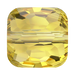 Serinity Crystal Beads Fantasy Square (5035) Light Topaz - Bluestreak Crystals