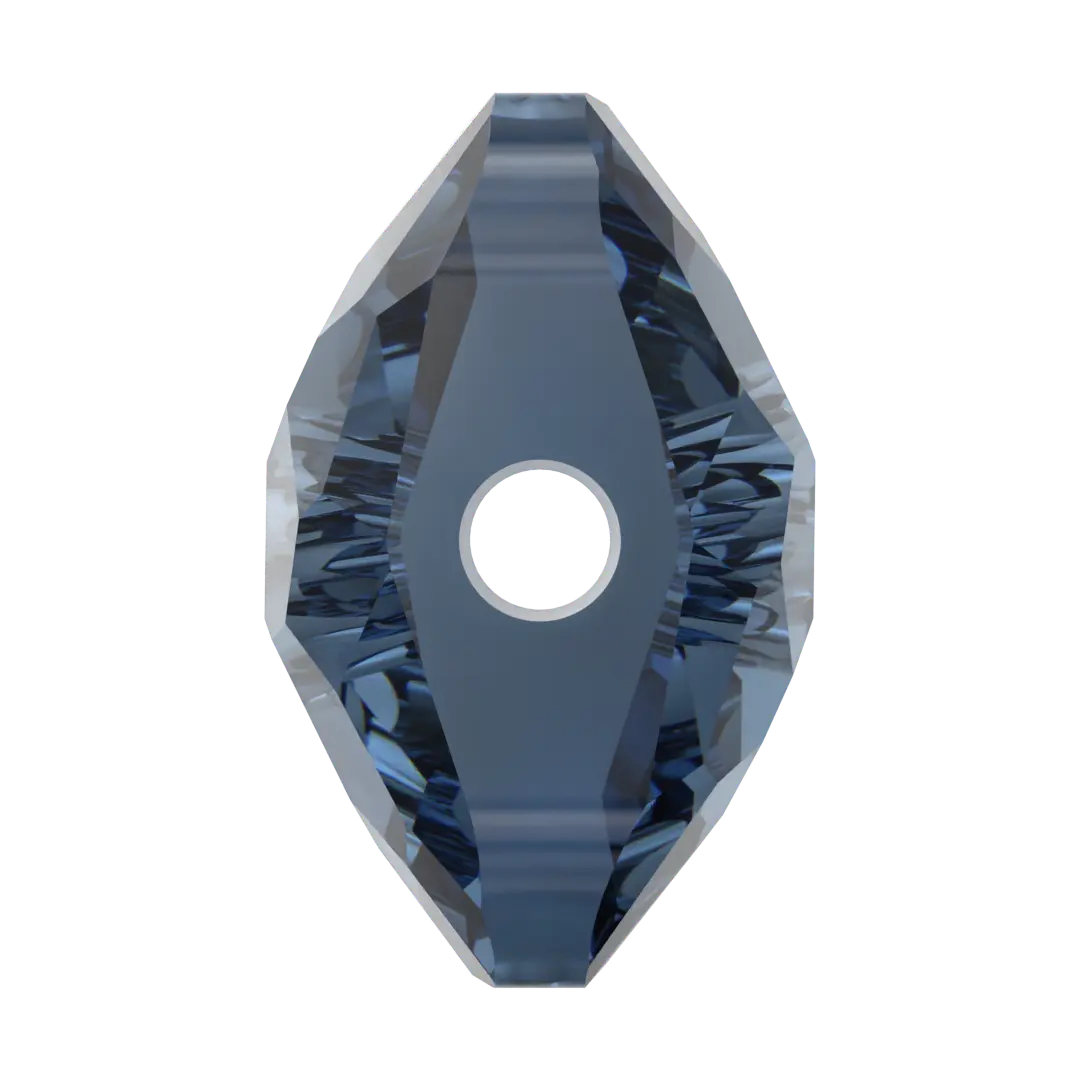 Serinity Crystal Beads Fantasy Square (5035) Montana - Bluestreak Crystals