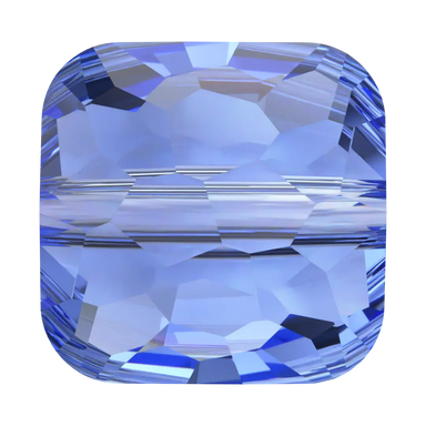 Serinity Crystal Beads Fantasy Square (5035) Sapphire - Bluestreak Crystals