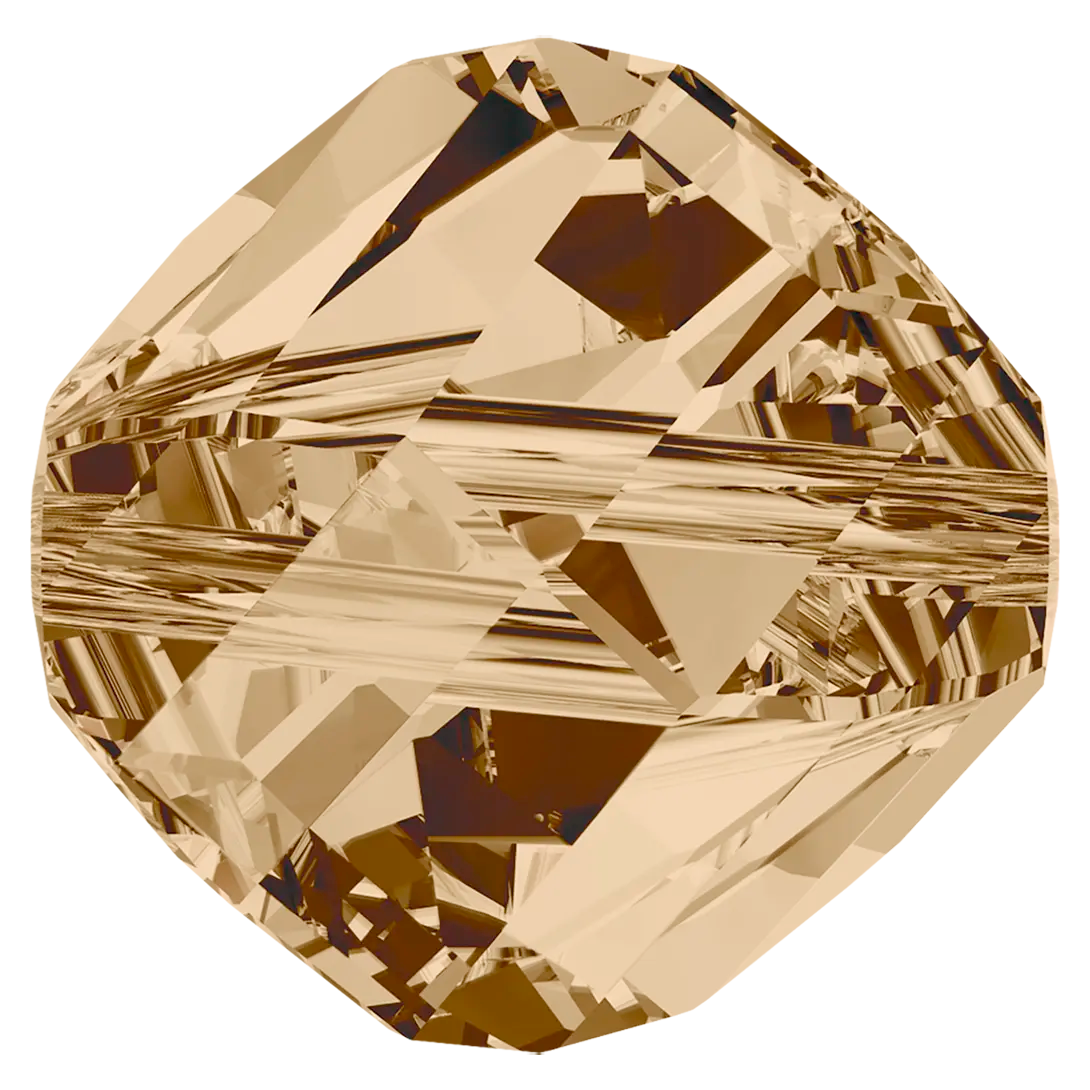 Serinity Crystal Beads Helix (5020) Crystal Golden Shadow - Bluestreak Crystals