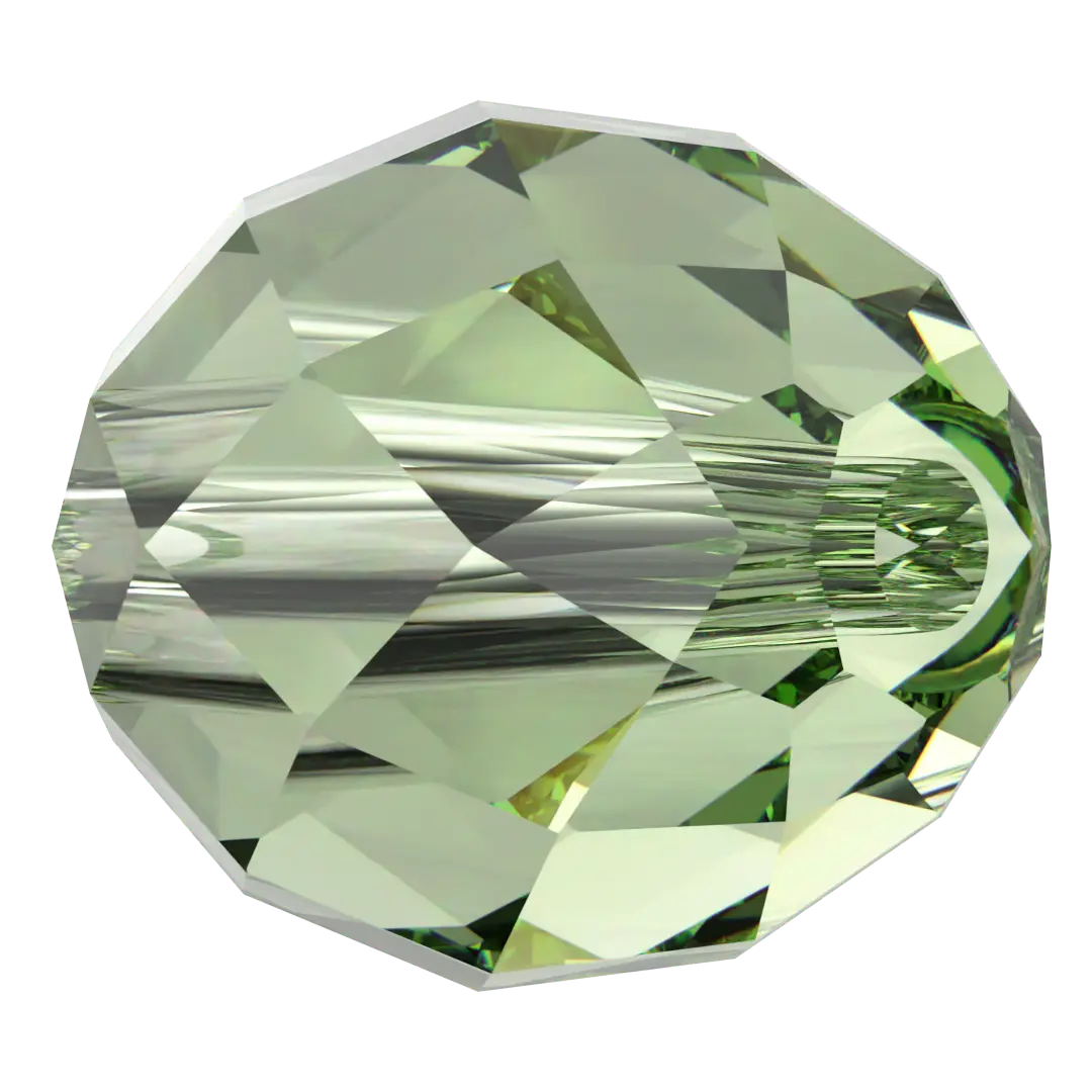 Serinity Crystal Beads Olive Briolette (5044) Dark Peridot - Bluestreak Crystals