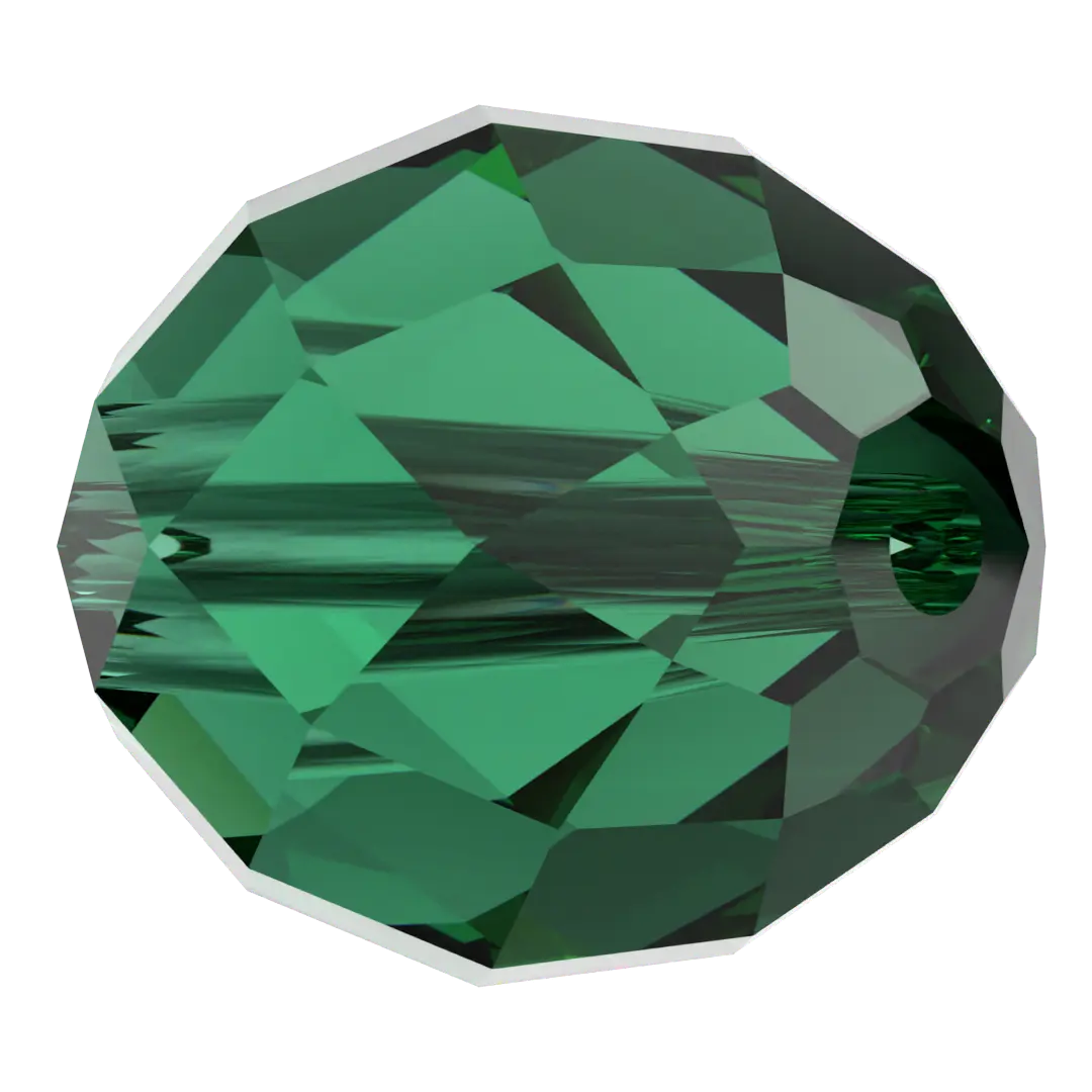 Swarovski Crystal Beads Olive Briolette (5044) Majestic Green - Bluestreak Crystals