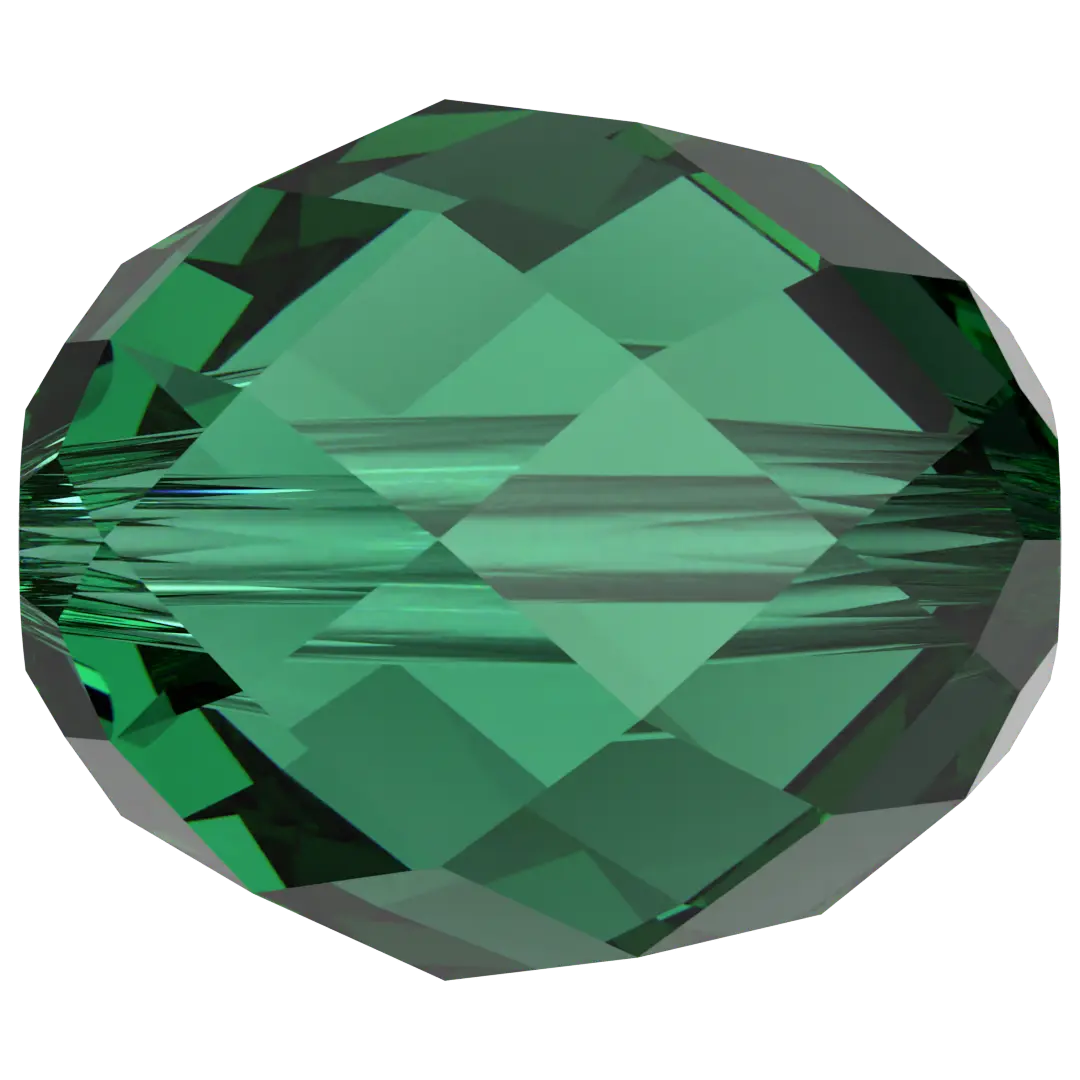 Swarovski Crystal Beads Olive Briolette (5044) Majestic Green - Bluestreak Crystals