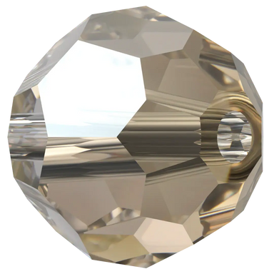 Serinity Crystal Beads Round (5000) Crystal Bronze - Bluestreak Crystals