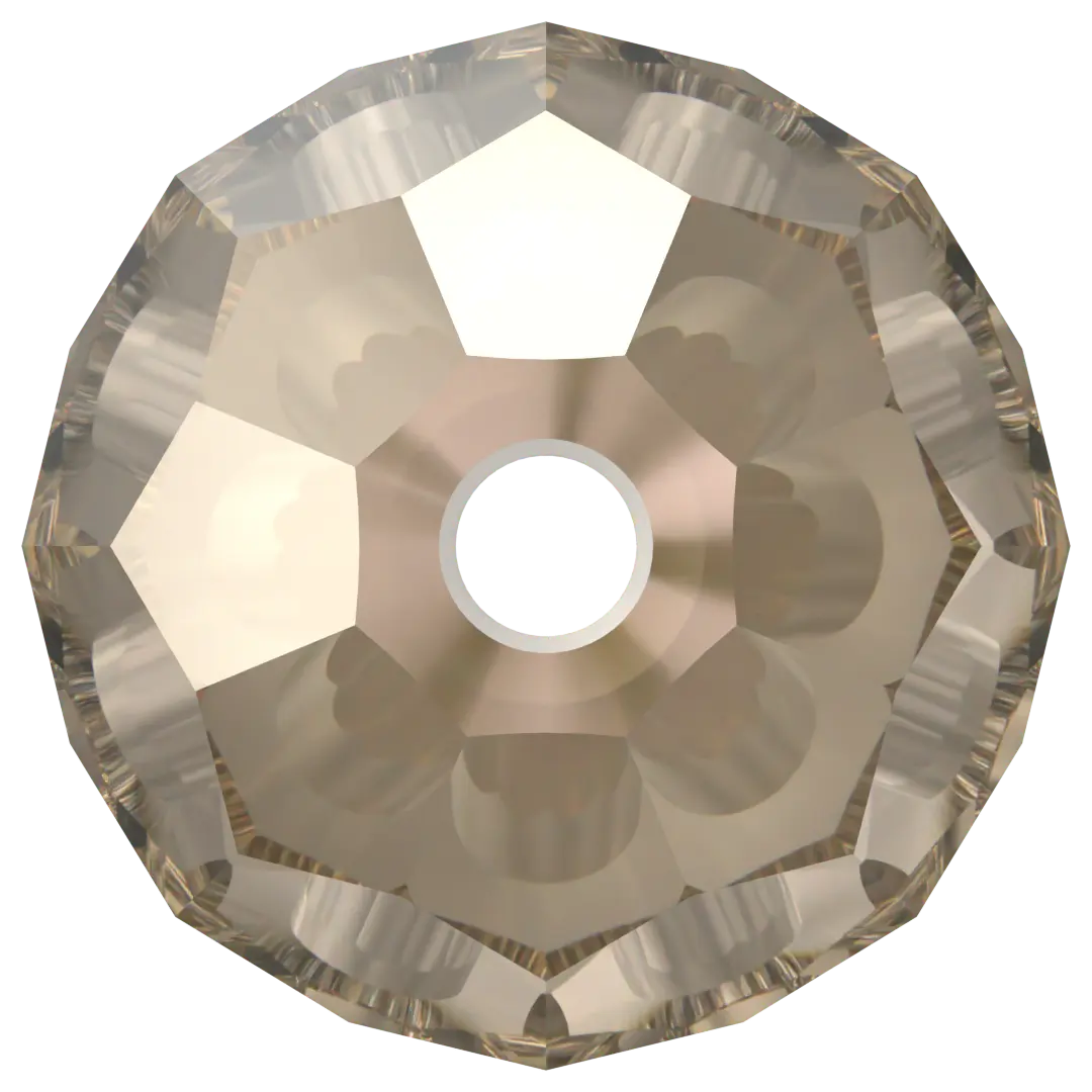 Serinity Crystal Beads Round (5000) Crystal Bronze - Bluestreak Crystals