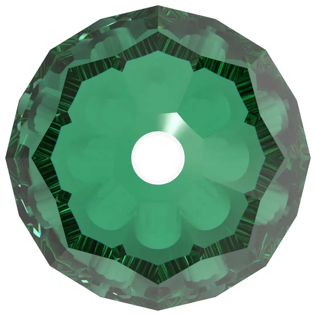 Swarovski Crystal Beads Round (5000) Majestic Green - Bluestreak Crystals