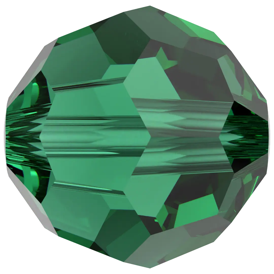Swarovski Crystal Beads Round (5000) Majestic Green - Bluestreak Crystals