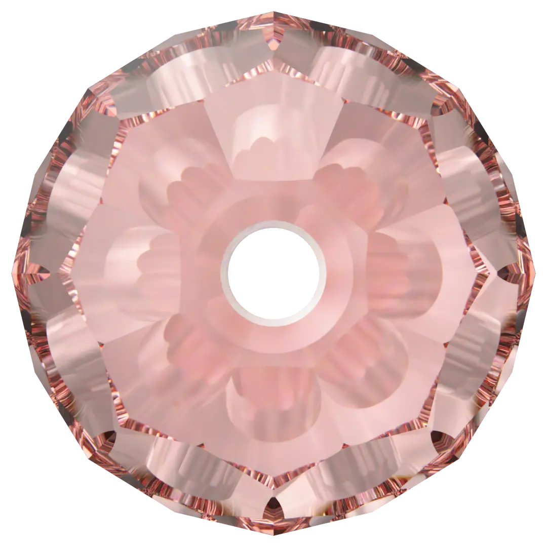 Swarovski Crystal Beads Round (5000) Rose Peach - Bluestreak Crystals