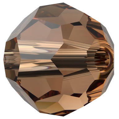 Serinity Crystal Beads Round (5000) Smoked Topaz - Bluestreak Crystals