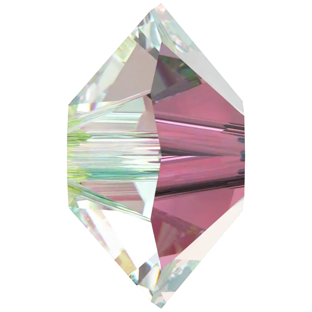 Serinity Crystal Beads Spacer Slim (5305) Crystal AB - Bluestreak Crystals