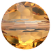 Serinity Crystal Beads Thin Round (5034) Dark Orange - Bluestreak Crystals