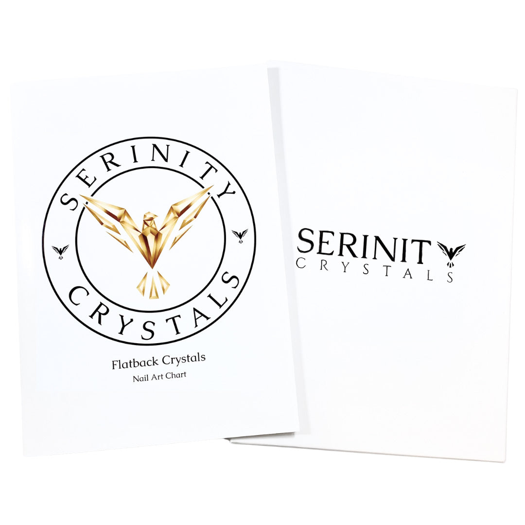 Serinity Flat Back Crystals Nail Art Chart - Bluestreak Crystals