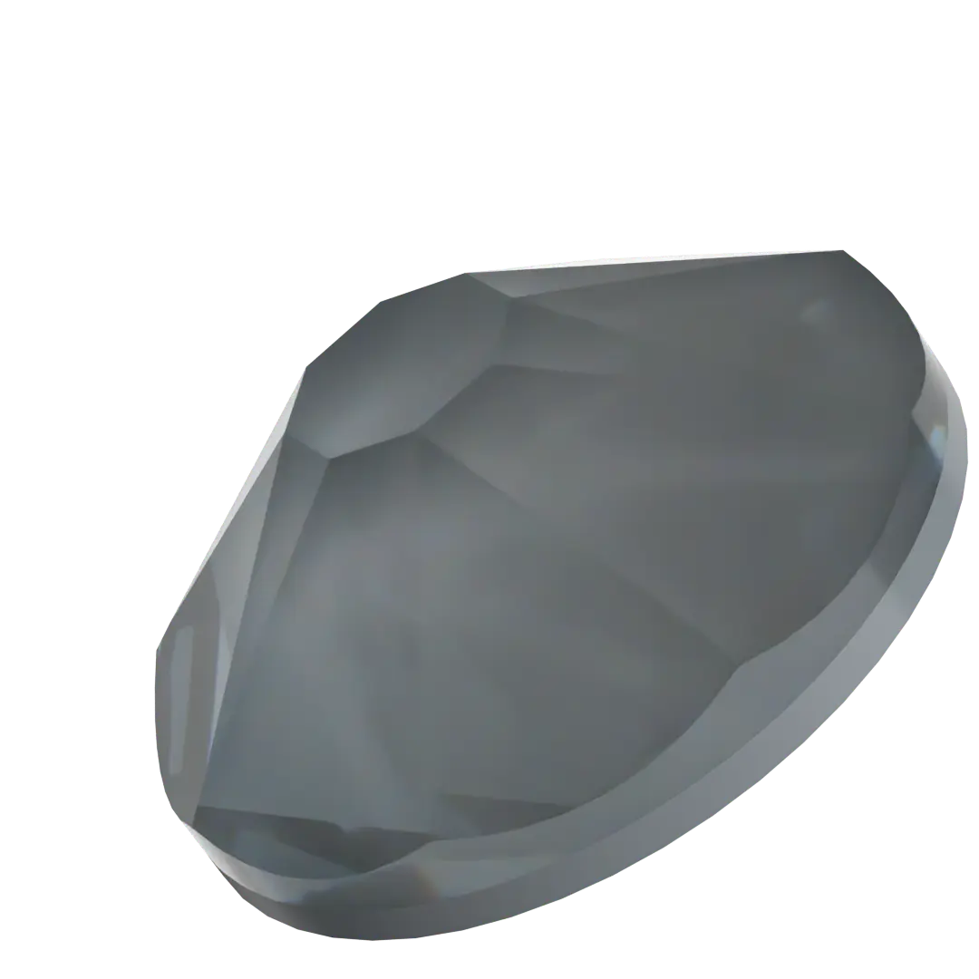 Serinity Flat Back Crystals Non Hotfix (2000, 2058 & 2088) Crystal Dark Grey Ignite UNFOILED - Bluestreak Crystals