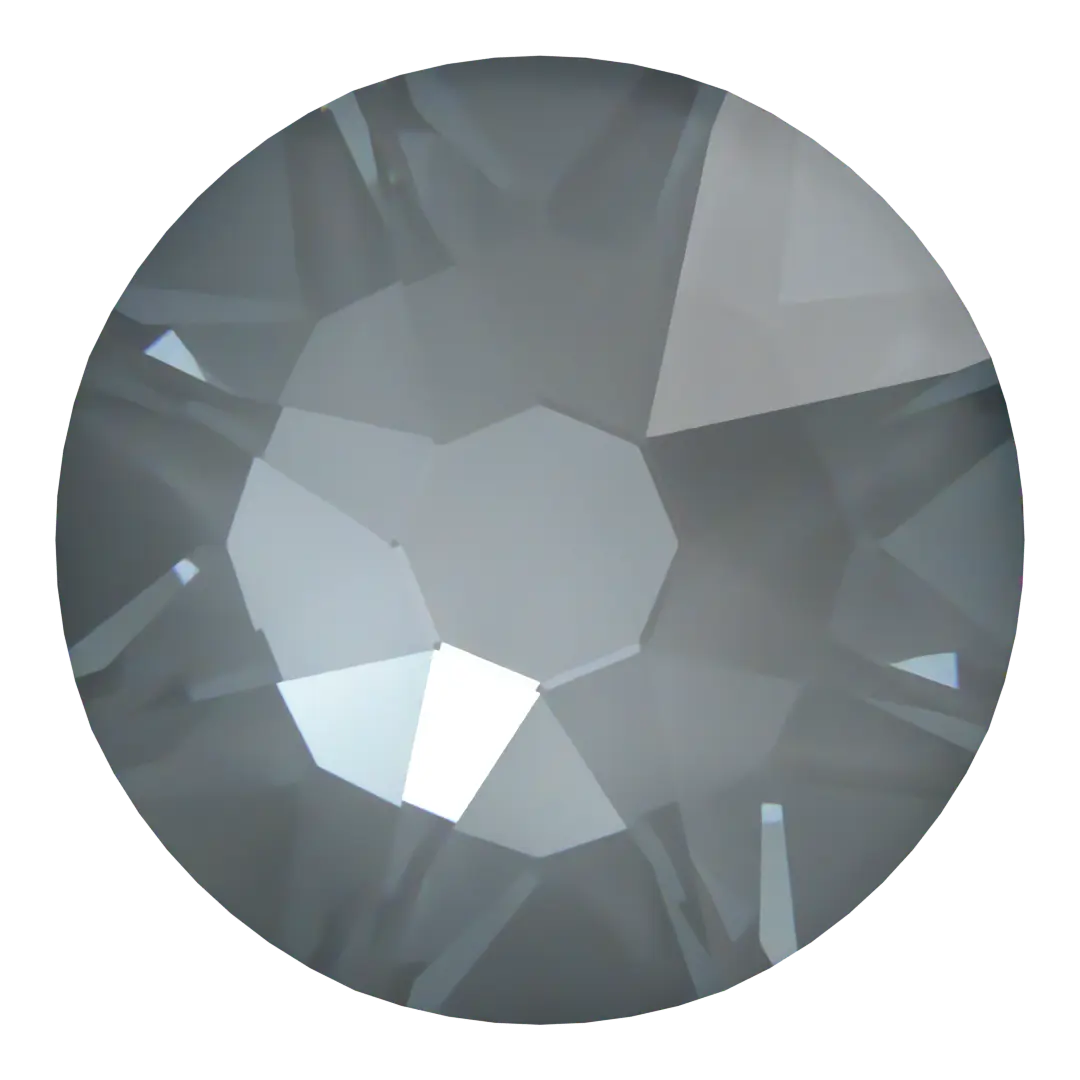 Serinity Flat Back Crystals Non Hotfix (2000, 2058 & 2088) Crystal Dark Grey Ignite UNFOILED - Bluestreak Crystals