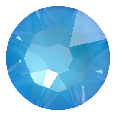 Serinity Flat Back Crystals Non Hotfix (2000, 2058 & 2088) Crystal Electric Blue Ignite UNFOILED - Bluestreak Crystals