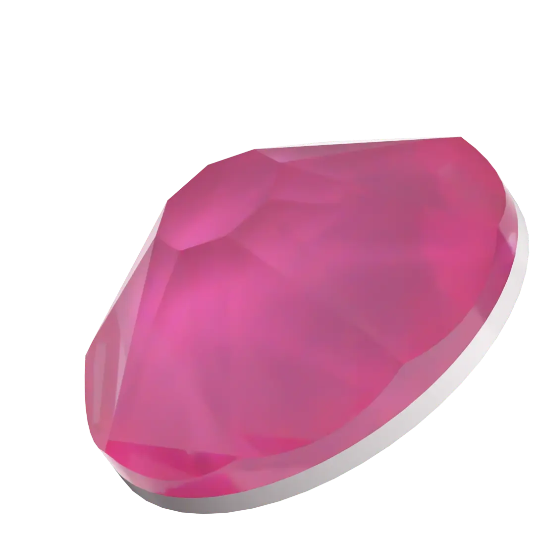 Serinity Flat Back Crystals Non Hotfix (2000, 2058 & 2088) Crystal Electric Pink Ignite UNFOILED - Bluestreak Crystals