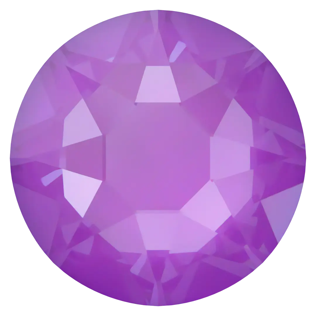 Serinity Flat Back Crystals Non Hotfix (2000, 2058 & 2088) Crystal Electric Violet Ignite UNFOILED - Bluestreak Crystals