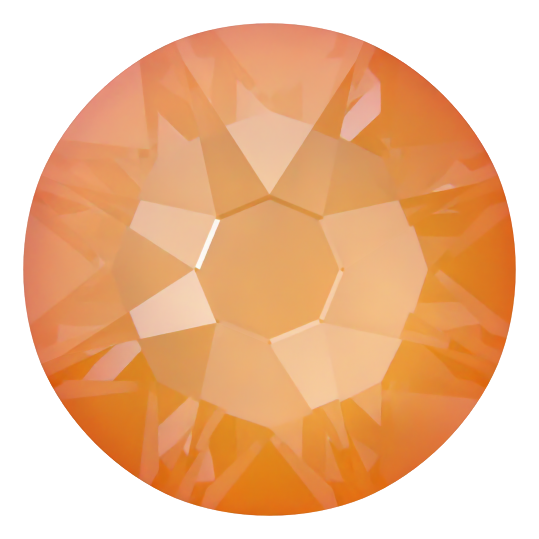Serinity Flat Back Crystals Non Hotfix (2000, 2058 & 2088) Crystal Mango Ignite UNFOILED - Bluestreak Crystals