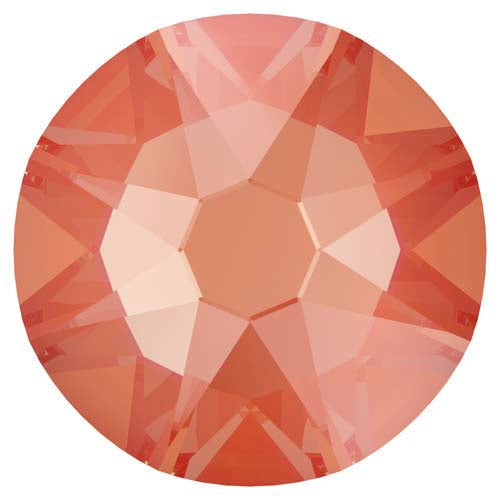 Serinity Flat Back Crystals Non Hotfix (2000, 2058 & 2088) Crystal Orange Glow Delite UNFOILED - Bluestreak Crystals