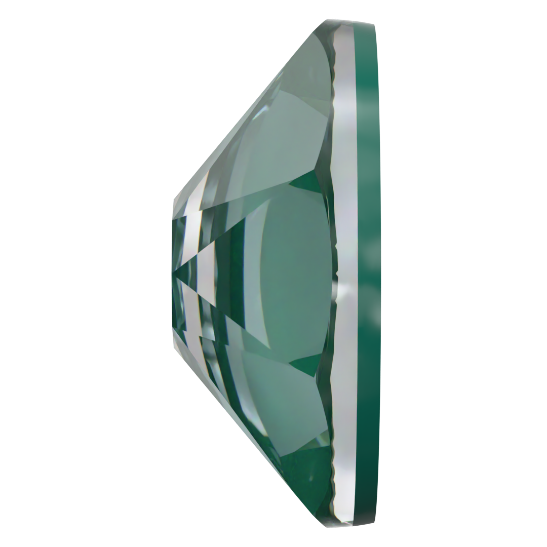Serinity Flat Back Crystals Non Hotfix (2000, 2058 & 2088) Crystal Pine Green Ignite UNFOILED - Bluestreak Crystals