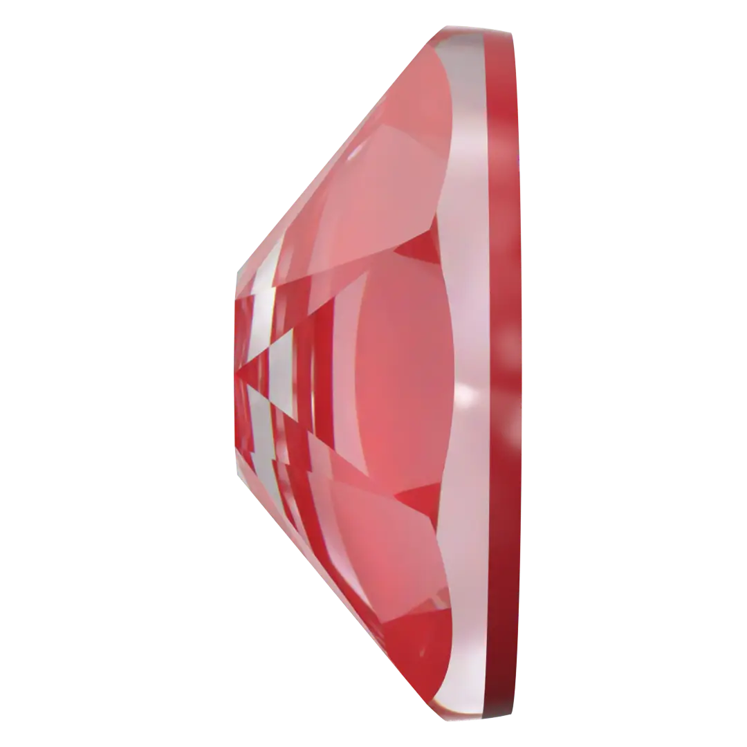 Serinity Flat Back Crystals Non Hotfix (2000, 2058 & 2088) Crystal Poppy Red Ignite UNFOILED - Bluestreak Crystals