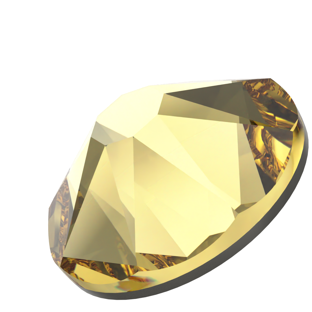 Serinity Flat Back Crystals Non Hotfix (2000, 2058 & 2088) Dark Jonquil - Bluestreak Crystals