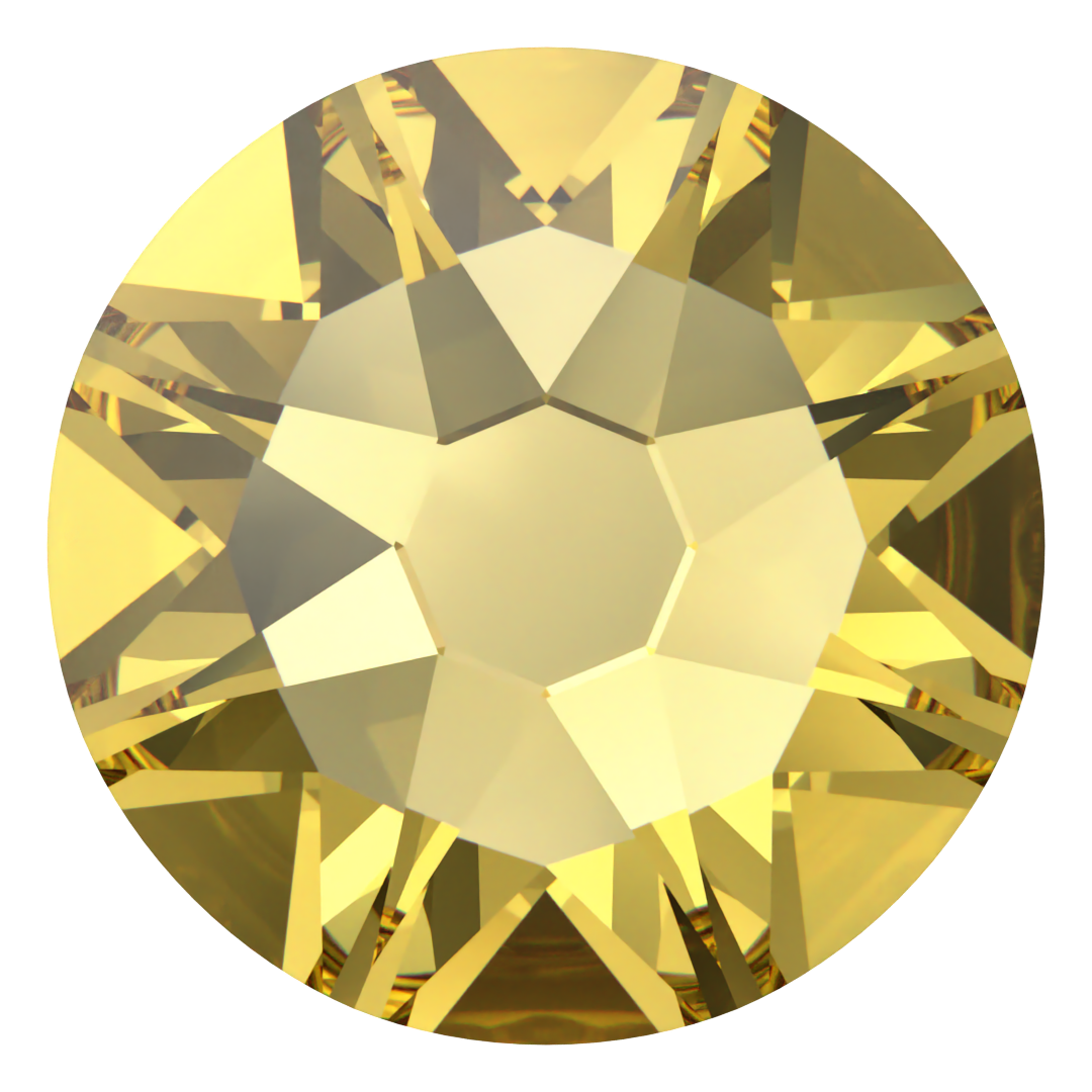 Serinity Flat Back Crystals Non Hotfix (2000, 2058 & 2088) Dark Jonquil - Bluestreak Crystals