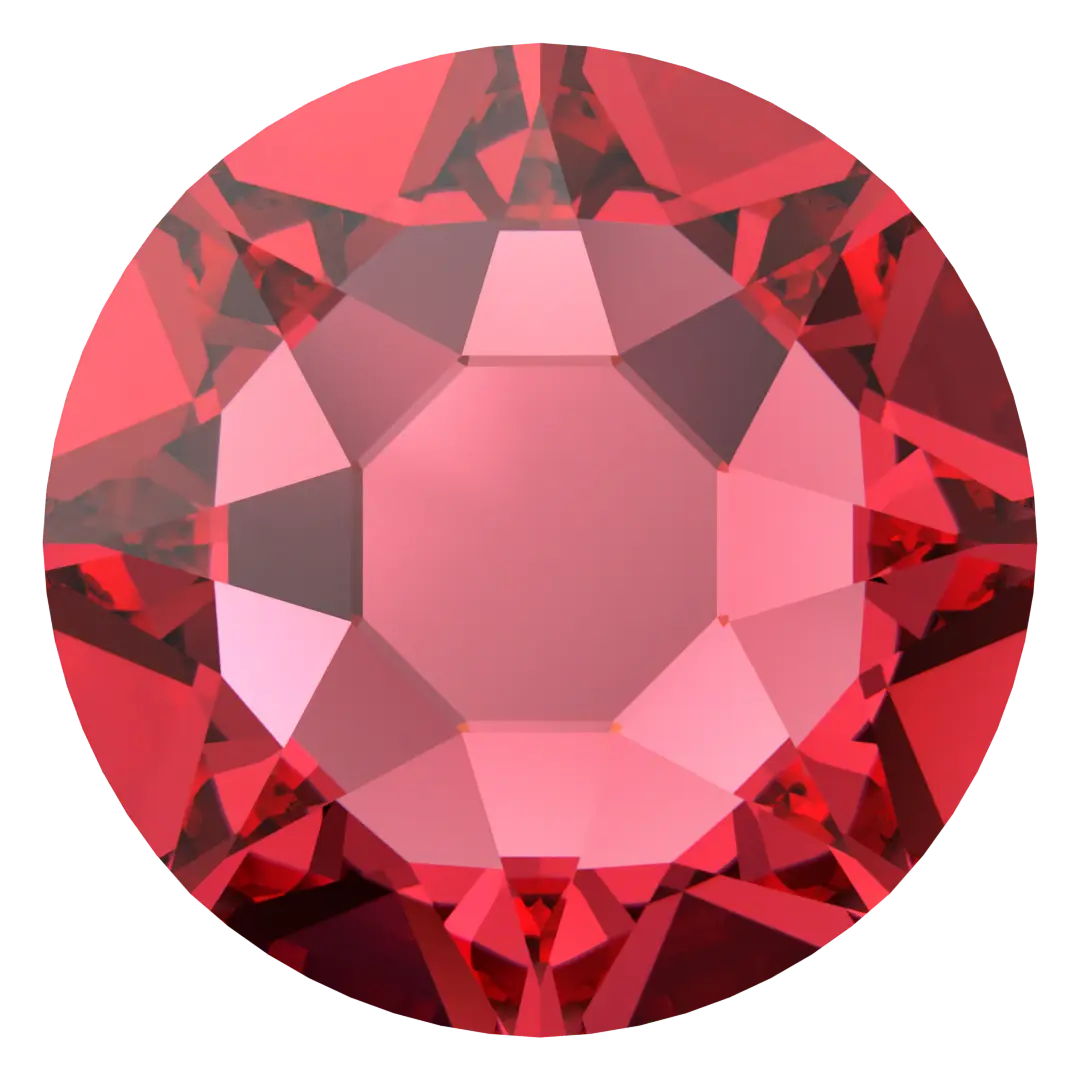 Serinity Flat Back Crystals Non Hotfix (2000, 2058 & 2088) Indian Pink - Bluestreak Crystals