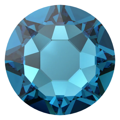 Serinity Flat Back Crystals Non Hotfix (2000, 2058 & 2088) Indicolite - Bluestreak Crystals