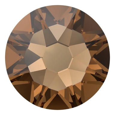 Serinity Flat Back Crystals Non Hotfix (2000, 2058 & 2088) Light Smoked Topaz - Bluestreak Crystals