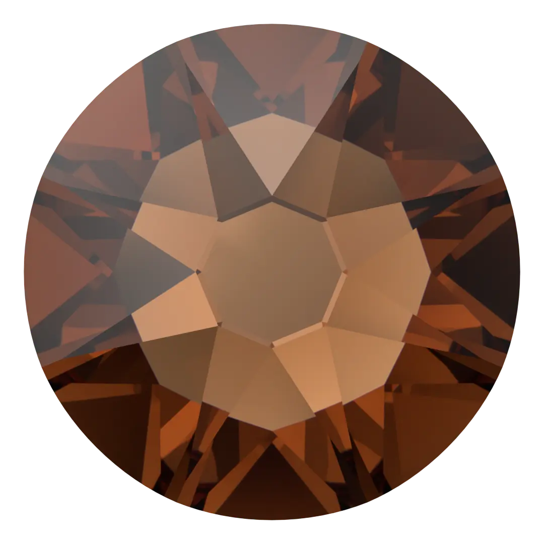 Serinity Flat Back Crystals Non Hotfix (2000, 2058 & 2088) Smoked Topaz - Bluestreak Crystals