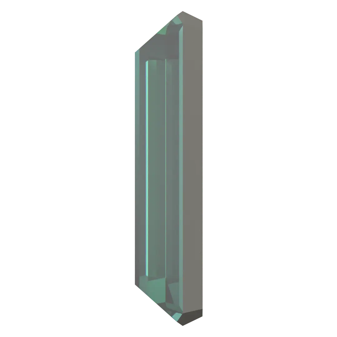Serinity Flat Back Crystals Non Hotfix Baguette (2510) Caribbean Green - Bluestreak Crystals