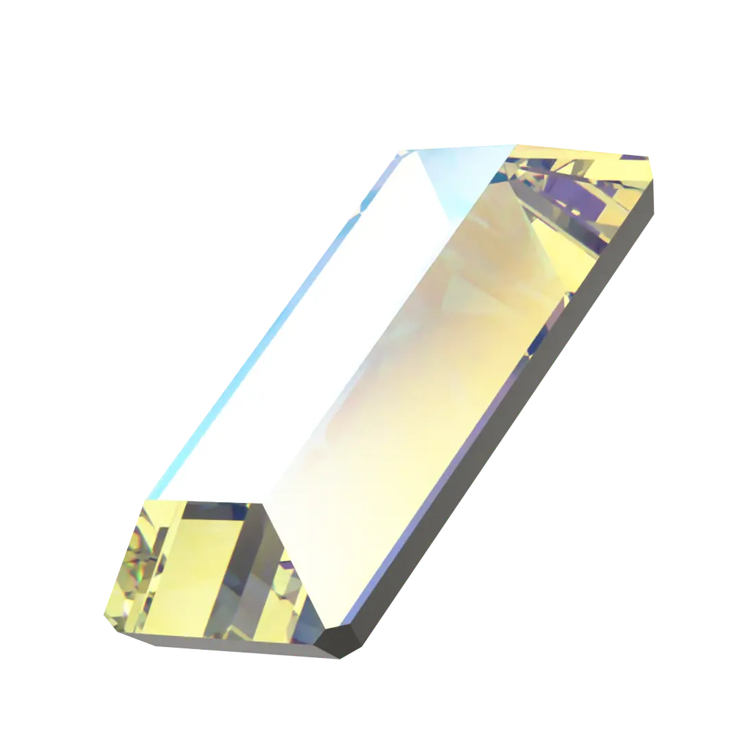 Serinity Flat Back Crystals Non Hotfix Baguette (2510) Crystal Shimmer - Bluestreak Crystals